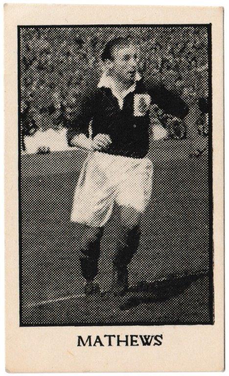 M.M. Frame - 'Smashers' (1950) - Stanley Matthews (Blackpool) M.M. Frame - 'Smashers' (1950) - Stanley Matthews (Blackpool)