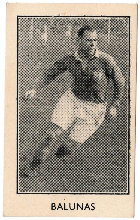 M.M. Frame - 'Smashers' (1950) - H. Balunas (Third Lanark) M.M. Frame - 'Smashers' (1950) - H. Balunas (Third Lanark)