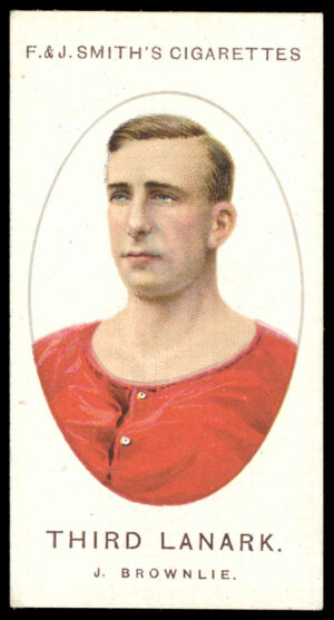 Smith's - J. Brownlie (Third Lanark) -  'Football Club Records 1921-22'  - (1921)