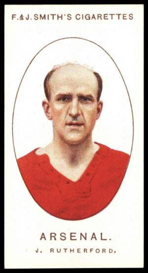 Smith's - J. Rutherford (Arsenal) - 'Football Club Records 1921-22' - (1921) Smith's - J. Rutherford (Arsenal) - 'Football Club Records 1921-22' - (1921)