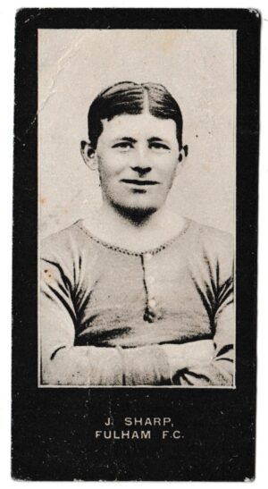 Smith's - 'Footballers Cup Tie S1' (1909) - J. Sharp (Fulham) Smith's - 'Footballers Cup Tie S1' (1909) - J. Sharp (Fulham)