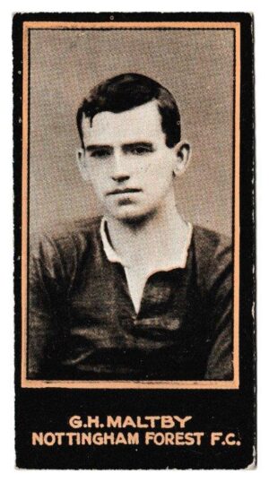Smith's - 'Footballers (1914 DBB)' - Card #102 - G.H. Maltby (Notts Forest) Smith's - 'Footballers (1914 DBB)' - Card #102 - G.H. Maltby (Notts Forest)