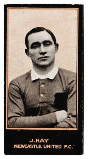 Smith's - 'Footballers (1914 DBB)' - Card #117 - J. Hay (Newcastle) Smith's - 'Footballers (1914 DBB)' - Card #117 - J. Hay (Newcastle)