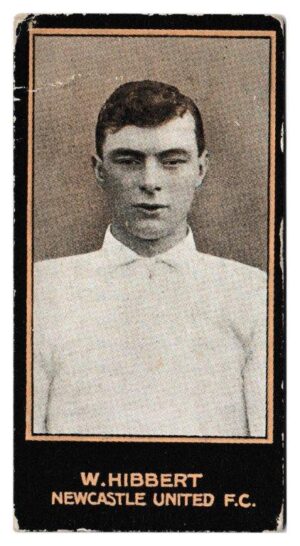 Smith's - 'Footballers (1914 DBB)' - Card #132 - W. Hibbert (Newcastle) Smith's - 'Footballers (1914 DBB)' - Card #132 - W. Hibbert (Newcastle)