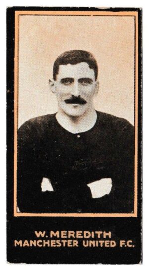 Smith's - 'Footballers (1914 DBB)' - Card #26 - Wm. Meredith (Man Utd) Smith's - 'Footballers (1914 DBB)' - Card #26 - Wm. Meredith (Man Utd)