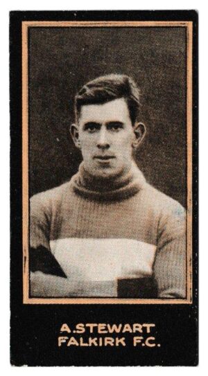 Smith's - 'Footballers (1914 DBB)' - Card #37 - A. Stewart (Falkirk) Smith's - 'Footballers (1914 DBB)' - Card #37 - A. Stewart (Falkirk)