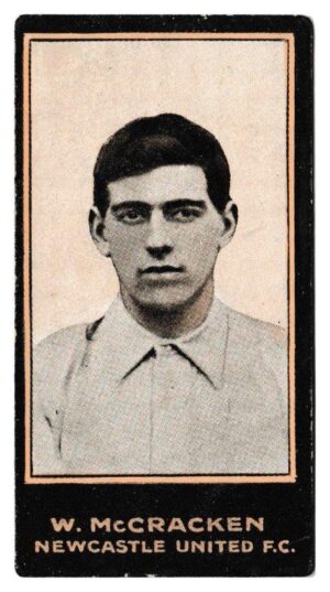 Smith's - 'Footballers (1914 DBB)' - Card #4 - W. McKCracken (Newcastle) Smith's - 'Footballers (1914 DBB)' - Card #4 - W. McKCracken (Newcastle)