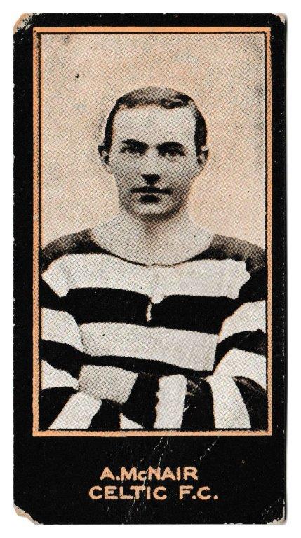 Smith's - 'Footballers (1914 DBB)' - Card #7 - A. McNair (Celtic) Smith's - 'Footballers (1914 DBB)' - Card #7 - A. McNair (Celtic)