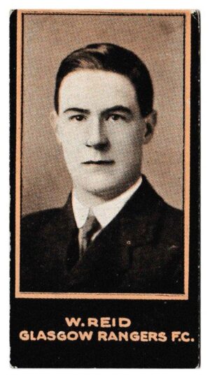 Smith's - 'Footballers (1914 DBB)' - Card #83 - W. Reid (Rangers) Smith's - 'Footballers (1914 DBB)' - Card #83 - W. Reid (Rangers)