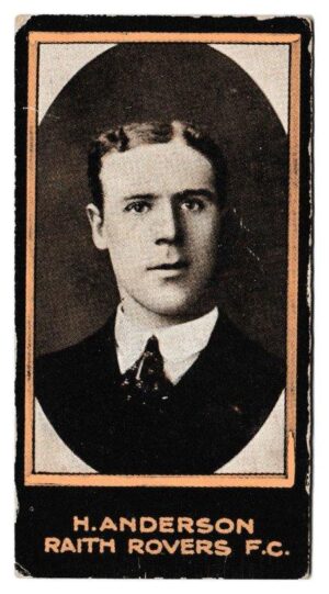 Smith's - 'Footballers (1914 DBB)' - Card #85 - H. Anderson (Raith) Smith's - 'Footballers (1914 DBB)' - Card #85 - H. Anderson (Raith)