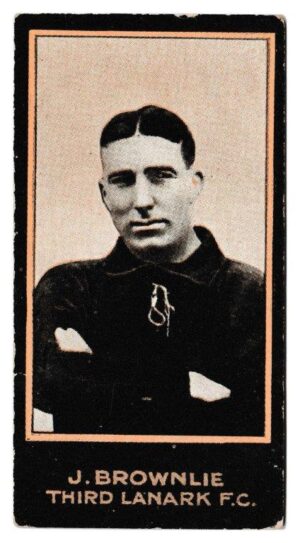 Smith's - 'Footballers (1914 LBB)' - Card #12 - J. Brownlie (Third Lanark)