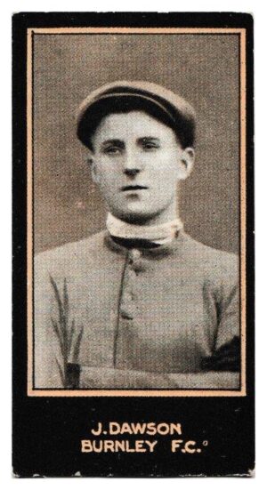 Smith's - 'Footballers (1914 LBB)' - Card #146 - J. Dawson (Burnley)