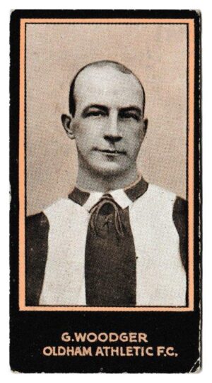 Smith's - 'Footballers (1914 LBB)' - Card #35 - G. Woodger (Oldham Ath.)