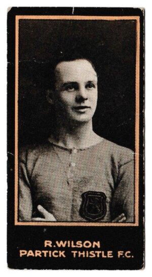 Smith's - 'Footballers (1914 LBB)' - Card #40 - R. Wilson (Partick Thistle)