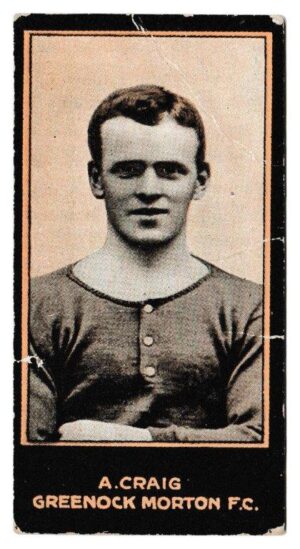 Smith's - 'Footballers (1914 LBB)' - Card #41 - A. Craig (Greenock M.)