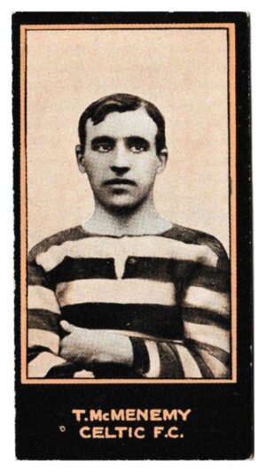 Smith's - 'Footballers (1914 LBB)' - Card #42 - T. McMenemy (Celtic) Smith's - 'Footballers (1914 LBB)' - Card #42 - T. McMenemy (Celtic)