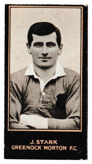 Smith's - 'Footballers (1914 LBB)' - Card #54 - J. Stark (Greenock M.)