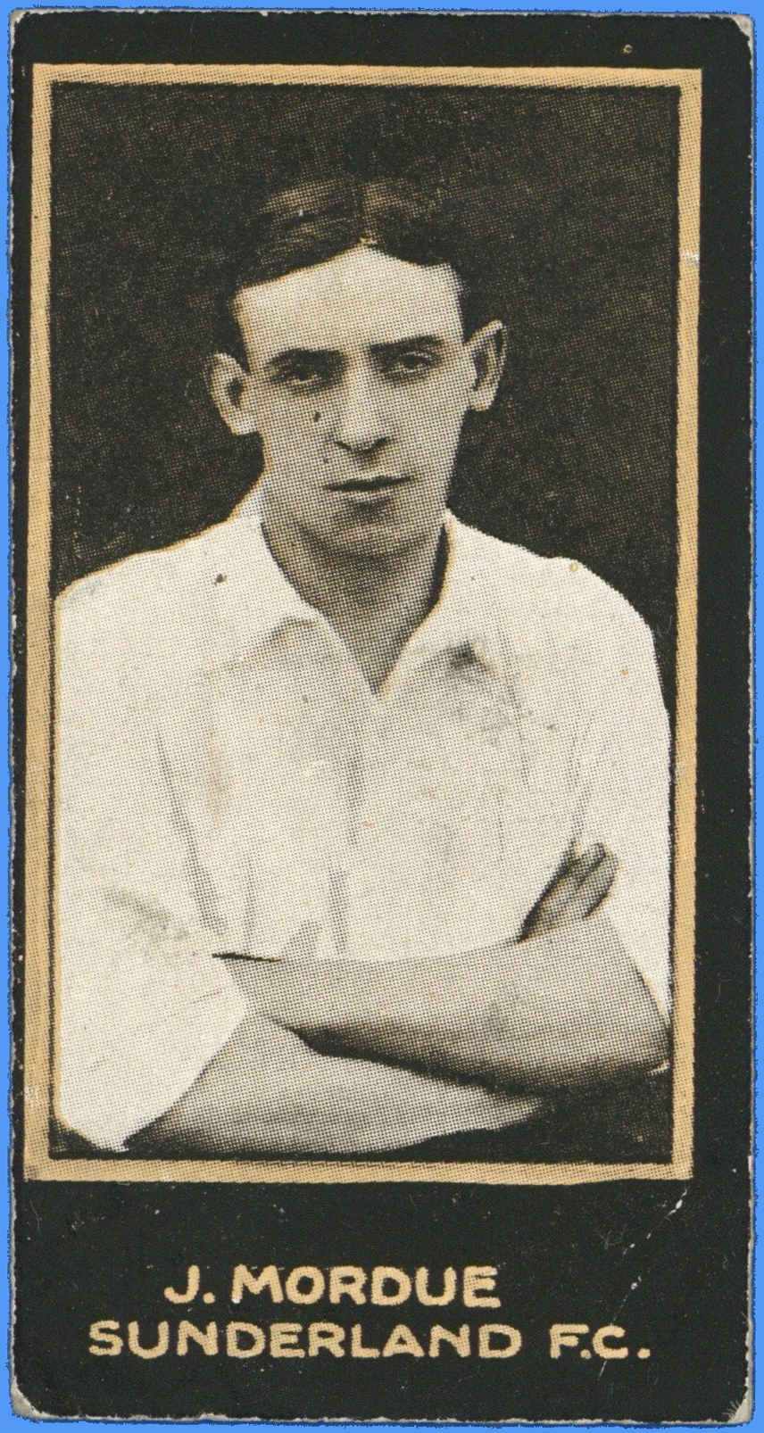 Smith's - 'Footballers' (1914) - J. Mordue (Sunderland) Smith's - 'Footballers' (1914) - J. Mordue (Sunderland)
