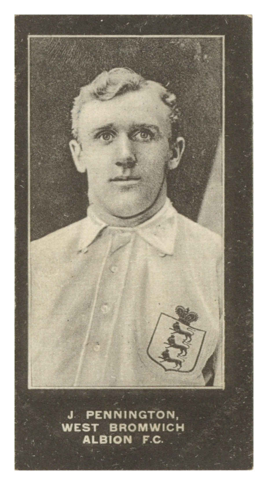 Smith's - J. Pennington (West Brom) - 'Footballers Cup Tie S1' (1909) Smith's - J. Pennington (West Brom) - 'Footballers Cup Tie S1' (1909)