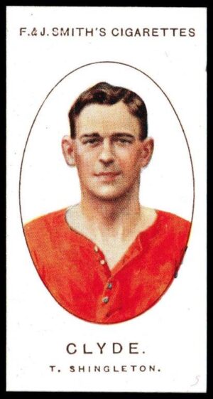Smith's - 'Football Club Records 1921-22' (1921) - T. Shingleton (Clyde)
