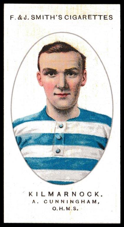 Smith's - 'Football Club Records 1913-17' (1918) - A. Cunninghan, O.H.M.S.?(Kilmarnock) Smith's - 'Football Club Records 1913-17' (1918) - A. Cunninghan, O.H.M.S.?(Kilmarnock)