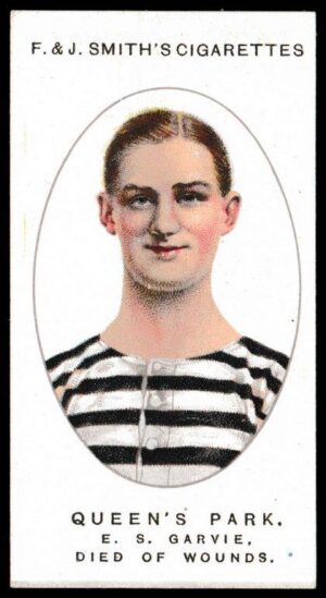 Smith's - 'Football Club Records 1913-17' (1918) - E.S. Garvie, died of wounds (Queens Park) Smith's - 'Football Club Records 1913-17' (1918) - E.S. Garvie, died of wounds (Queens Park)