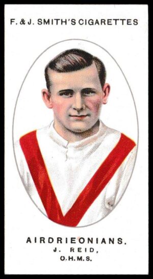 Smith's - 'Football Club Records 1913-17' (1918) - J. Reid, O.H.M.S.?(Airdrieonians) Smith's - 'Football Club Records 1913-17' (1918) - J. Reid, O.H.M.S.?(Airdrieonians)