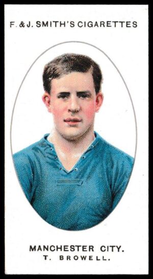 Smith's - 'Football Club Records 1913-17' (1918) - T. Browell (Manchester City)