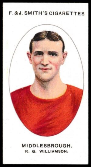 Smith's - 'Football Club Records 1913-17' (1918) - R.G. Williamson (Middlesbrough) Smith's - 'Football Club Records 1913-17' (1918) - R.G. Williamson (Middlesbrough)
