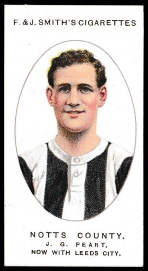 Smith's - 'Football Club Records 1913-17' (1918) - J.G. Peart (Notts County,?now with Leeds City)