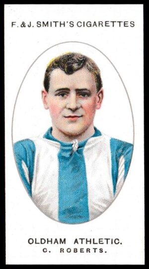 Smith's - 'Football Club Records 1913-17' (1918) - C. Roberts (Oldham Athletic)
