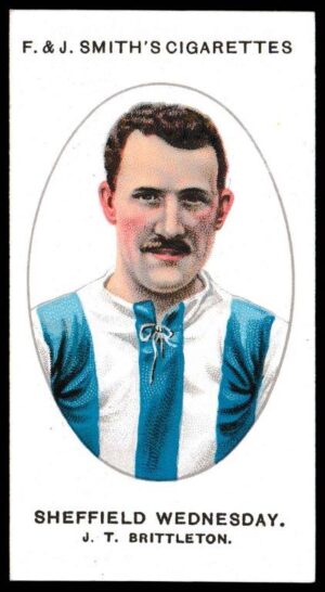 Smith's - 'Football Club Records 1913-17' (1918) - J.T. Brittleton (Sheffield Wednesday) Smith's - 'Football Club Records 1913-17' (1918) - J.T. Brittleton (Sheffield Wednesday)