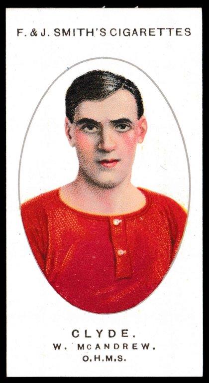 Smith's - 'Football Club Records 1913-17' (1918) - W. McAndrew, O.H.M.S.?(Clyde) Smith's - 'Football Club Records 1913-17' (1918) - W. McAndrew, O.H.M.S.?(Clyde)