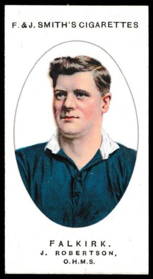 Smith's - 'Football Club Records 1913-17' (1918) - J. Robertson, O.H.M.S.?(Falkirk) Smith's - 'Football Club Records 1913-17' (1918) - J. Robertson, O.H.M.S.?(Falkirk)