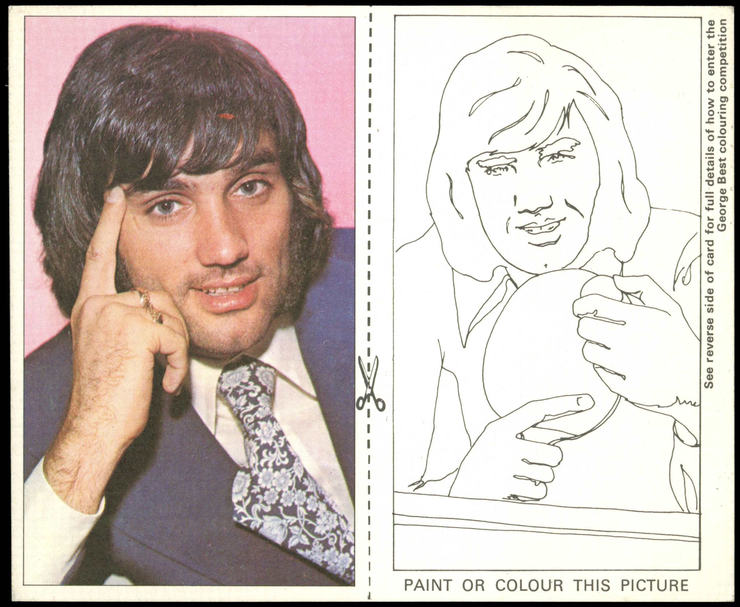 Smiths Food - 'George Best Picture Cards' (1971) - #1 Smiths Food - 'George Best Picture Cards' (1971) - #1