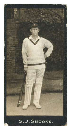 Smith's - 'Cricketers' - S.J. Snooke (Transvaal) (1912)