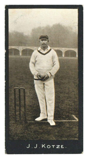 Smith's - 'Cricketers' - J.J. Kotze (South Africa) (1912)