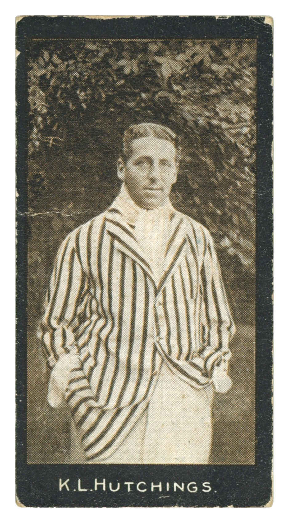 Smith's - 'Cricketers' - K.L. Hutchings (Kent) (1912) Smith's - 'Cricketers' - K.L. Hutchings (Kent) (1912)