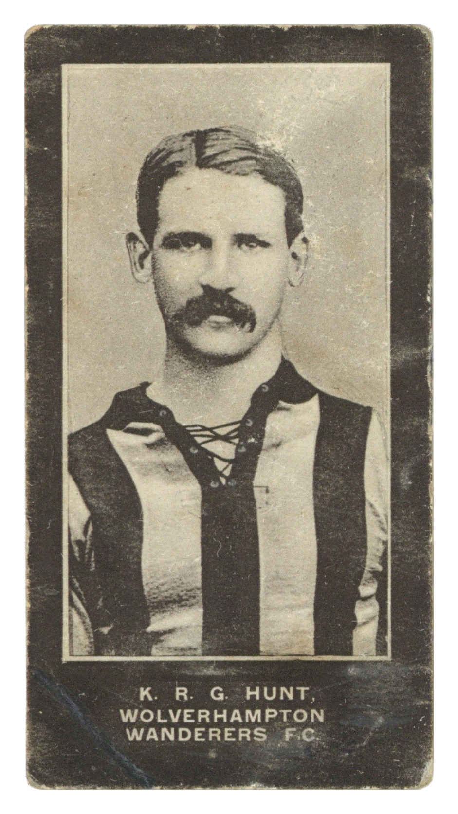 Smith's - 'Footballers Cup Tie S1' (1909) - #32 - K.R.G Hunt (Wolves) Smith's - 'Footballers Cup Tie S1' (1909) - #32 - K.R.G Hunt (Wolves)