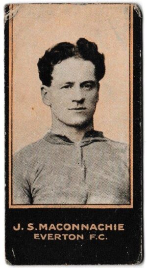 Smith's - 'Footballers (Yellow Frame/Deep Blue)' (c1914) - J.B. McConnochie (Everton)