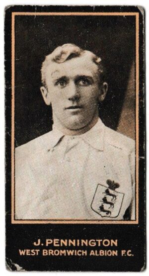 Smith's - 'Footballers (Yellow Frame/Deep Blue)' (c1914) - J. Penington (West Browmwich Albion)