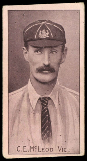 Sniders & Abrahams - 'Australian Cricket Team 1905 (Mauve)' (1905) - C.E. McLeod (Victoria)