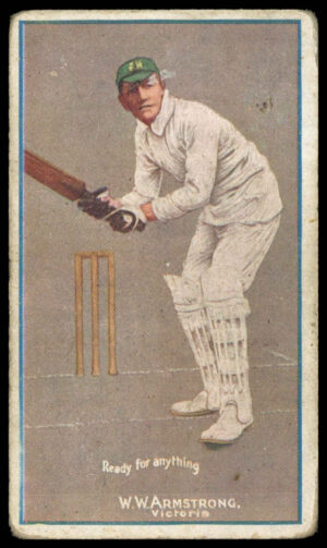Sniders & Abrahams - 'Cricketers in Action' (c1906) - W.W. Armstrong (Victoria)