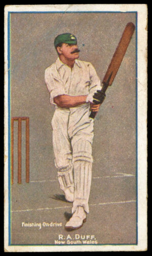 Sniders & Abrahams - 'Cricketers in Action' (c1906) - R.A. Duff (New South Wales)