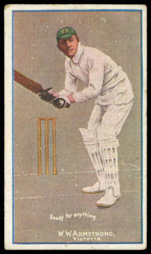 Sniders & Abrahams - 'Cricketers in Action' (c1906) - W.W. Armstrong (Victoria)