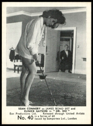 Somportex - 'James Bond 007 Film Scenes' (1964) - Eunice Gatson in "Dr. No"