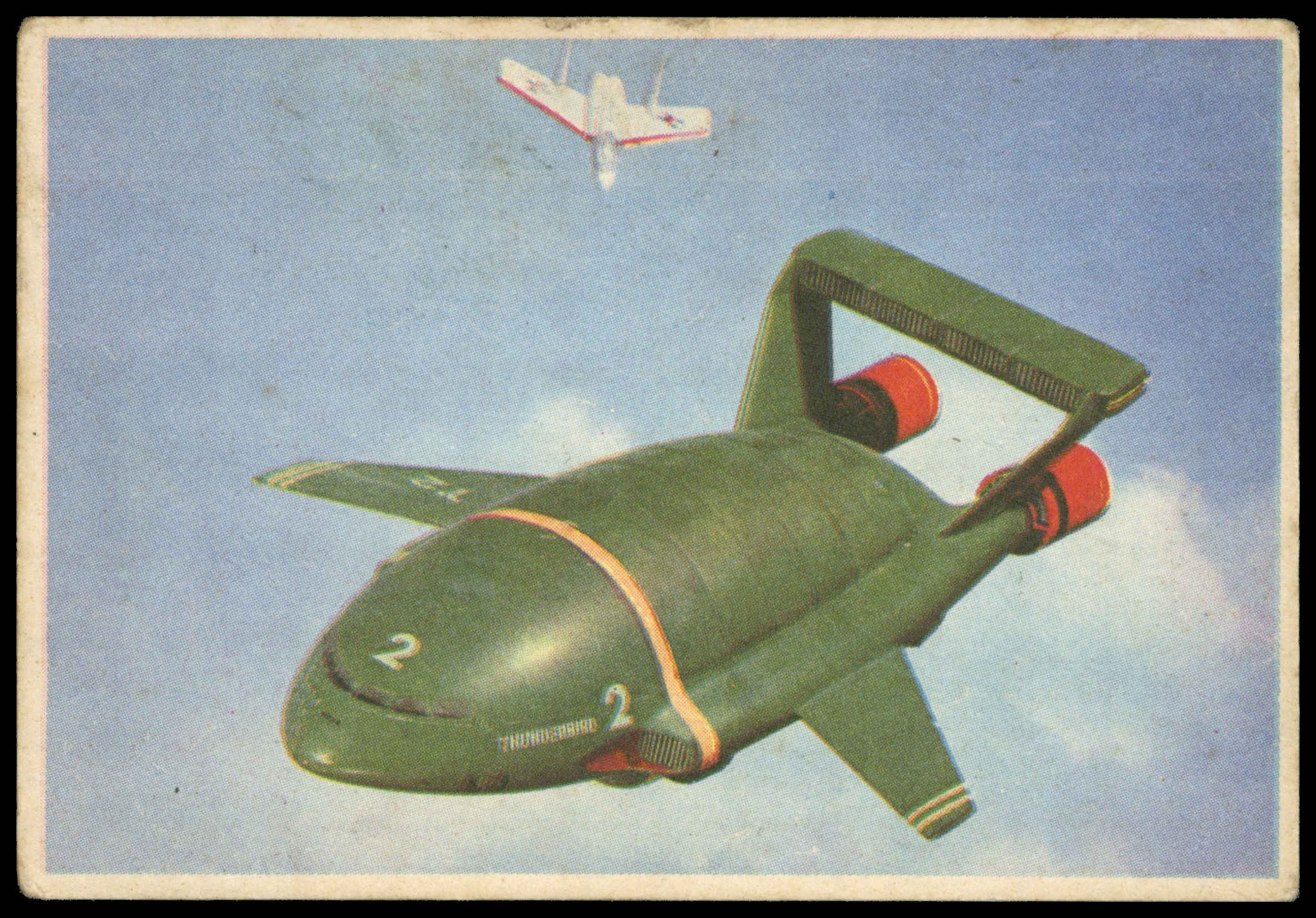 Somportex - 'Thunderbirds (No Somportex)' (1966) - #34 - Thunderbird II Somportex - 'Thunderbirds (No Somportex)' (1966) - #34 - Thunderbird II