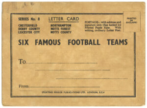 Sporting Mirror - 'Letter Card' (1948) - Lettercard #8 Six Famous Football Teams