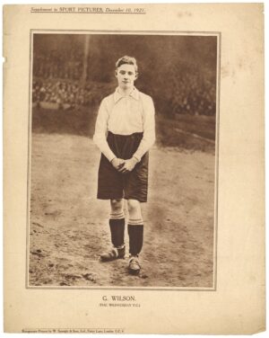 Sport Pictures - 'Supplement (Dated)' (1921) - G. Wilson (The Wednesday)