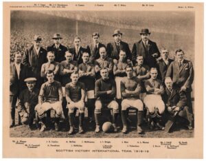 Sports Illustrated (1919) - 'Scottish International Team 1918-19'